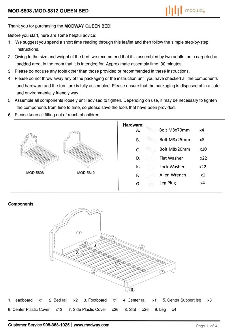 modway MOD-5808 User manual modway MOD-5808 User manual