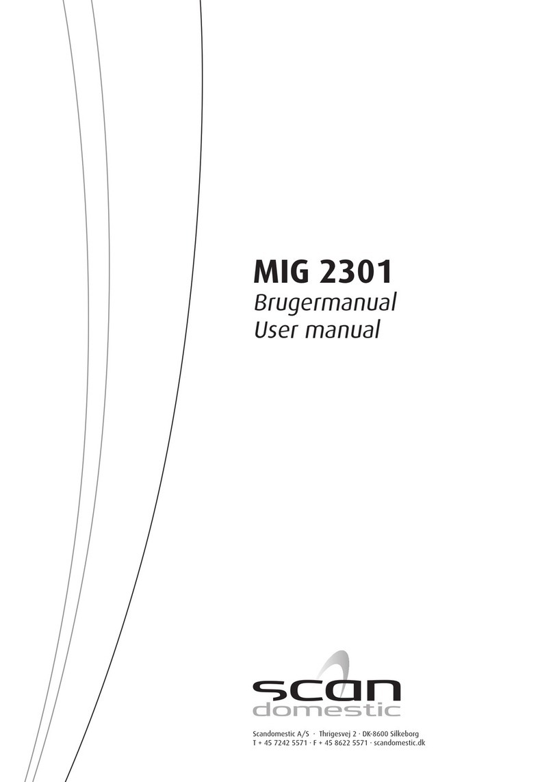 Scandomestic MIG 2301 user manual