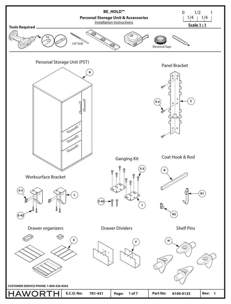 Haworth BE_HOLD User manual