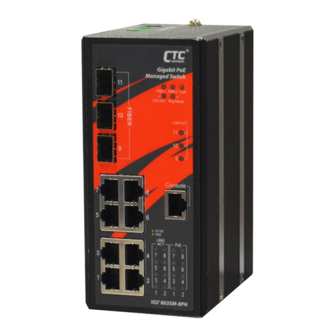 CTC Union IGS+803SM-8PH Quick installation guide