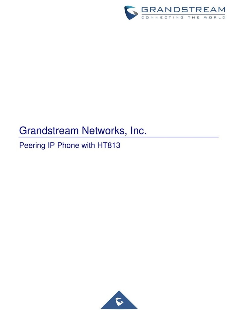 Grandstream Networks HT813 User manual