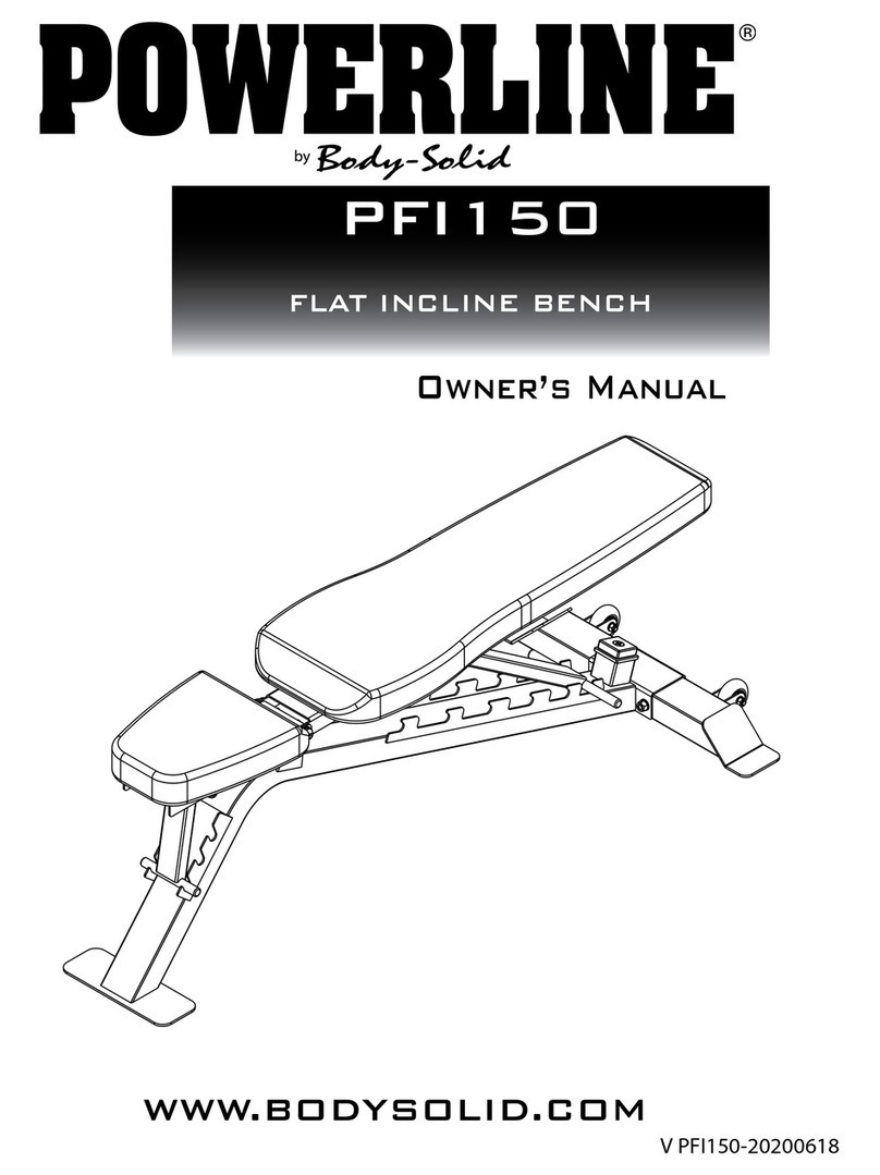 Body Solid POWERLINE PFI150 User manual