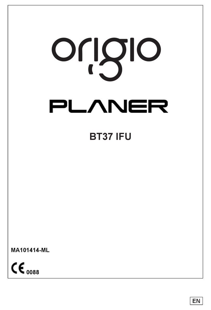 Origio Planer manual