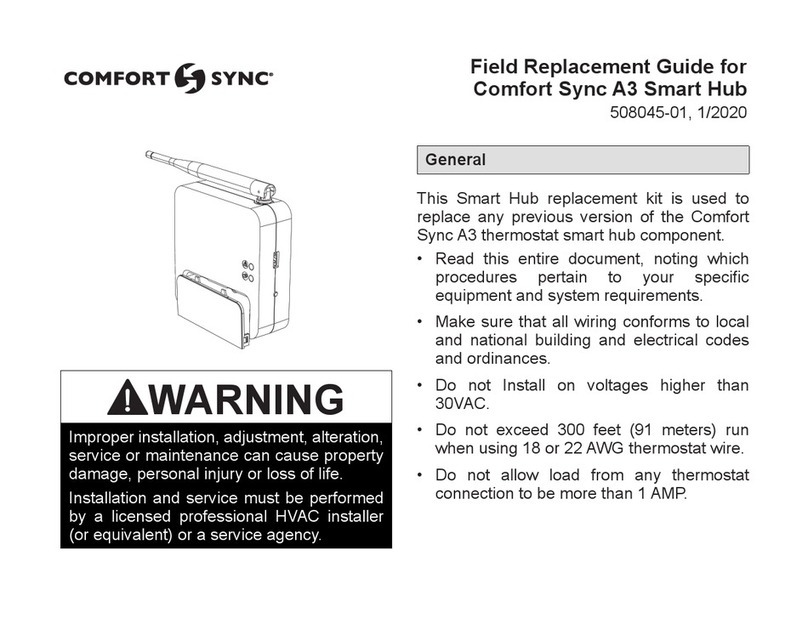 Comfort Sync A3 Field Replacement Guide