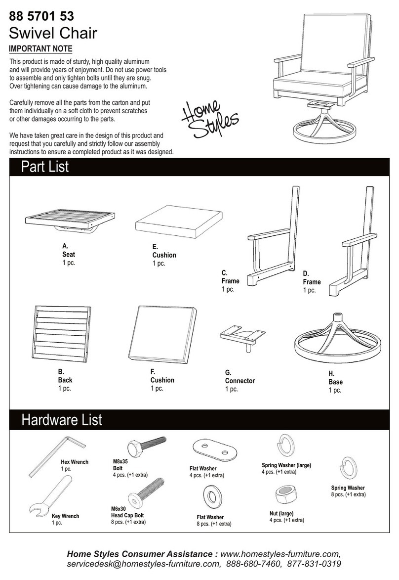 Home Styles 88 5701 53 Assembly instructions Home Styles 88 5701 53 Assembly instructions