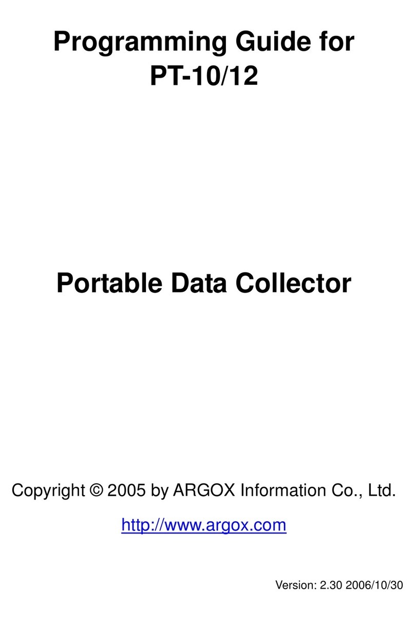 Argox PT-10 Programming guide