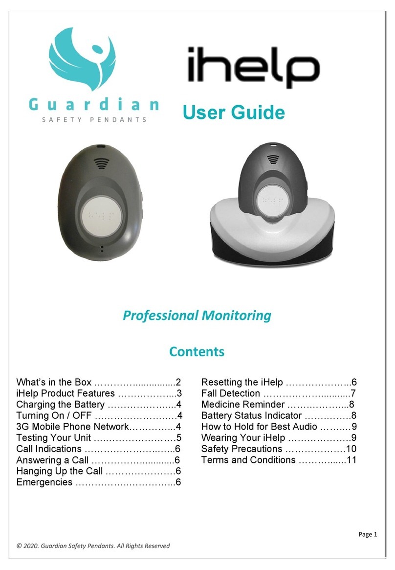 Guardian ihelp User manual Guardian ihelp User manual