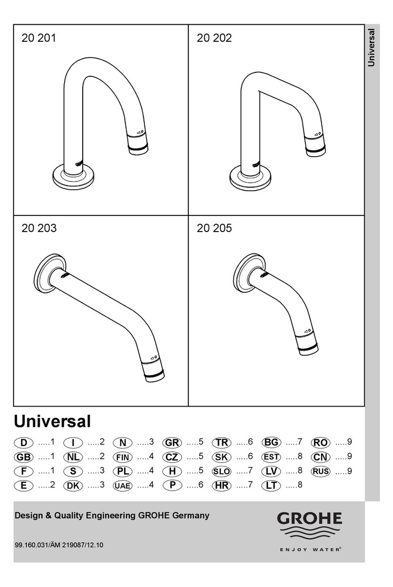Grohe Universal 20 201 manual