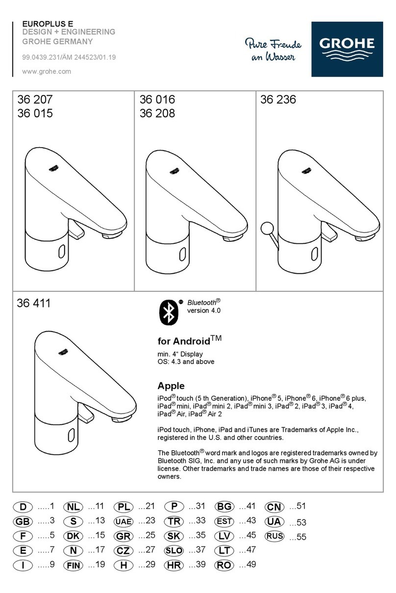 Grohe EUROPLUS E 36 207 User manual