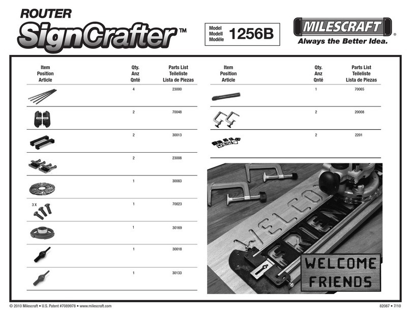 Milescraft SignCrafter 1256B manual