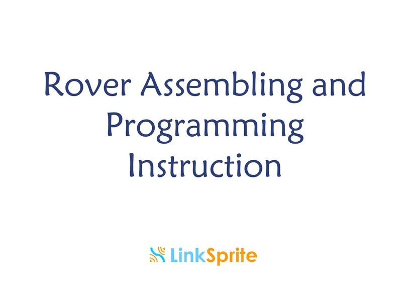 LinkSprite Rover ASSEMBLY AND PROGRAMMING MANUAL