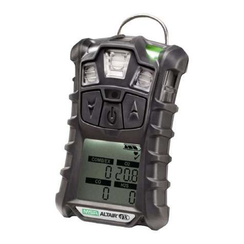 MSA altair 4x operating manual