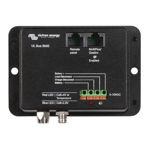 Victron energy VE.Bus BMS User manual Victron energy VE.Bus BMS User manual