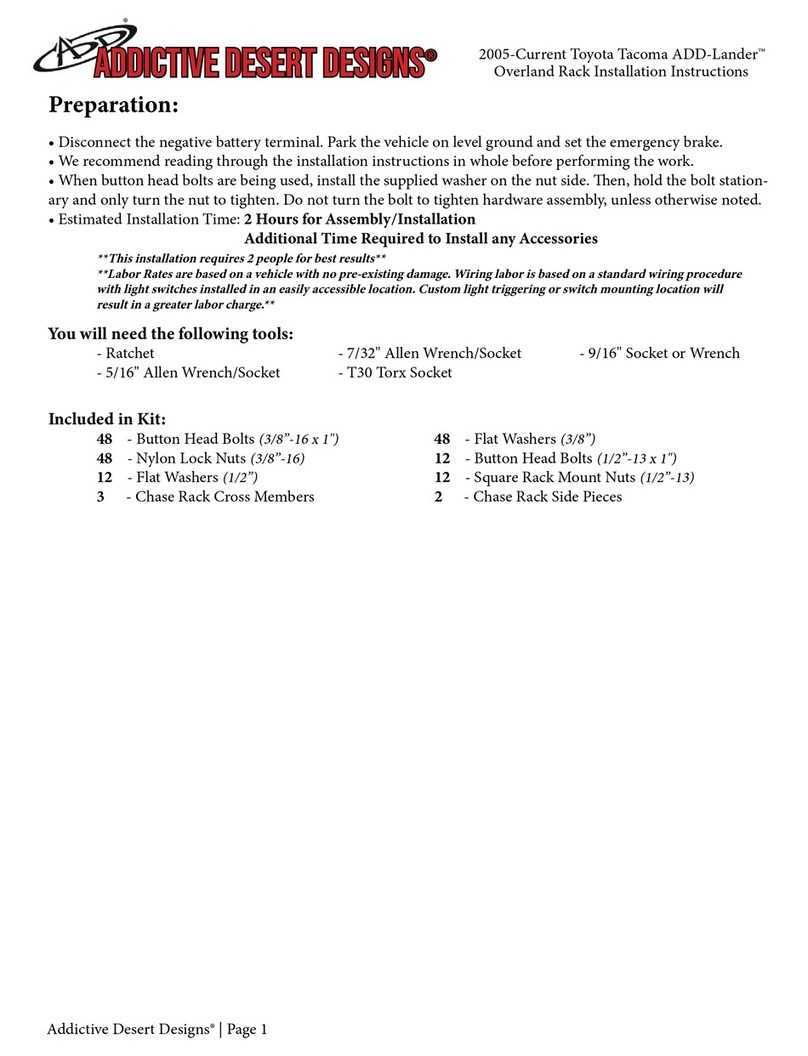Addictive Desert Designs ADD-Lander User manual Addictive Desert Designs ADD-Lander User manual