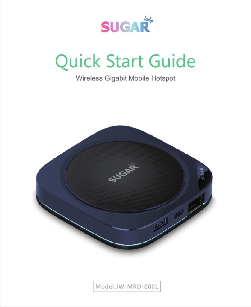 Sugar JW-MRD-6001 quick start guide