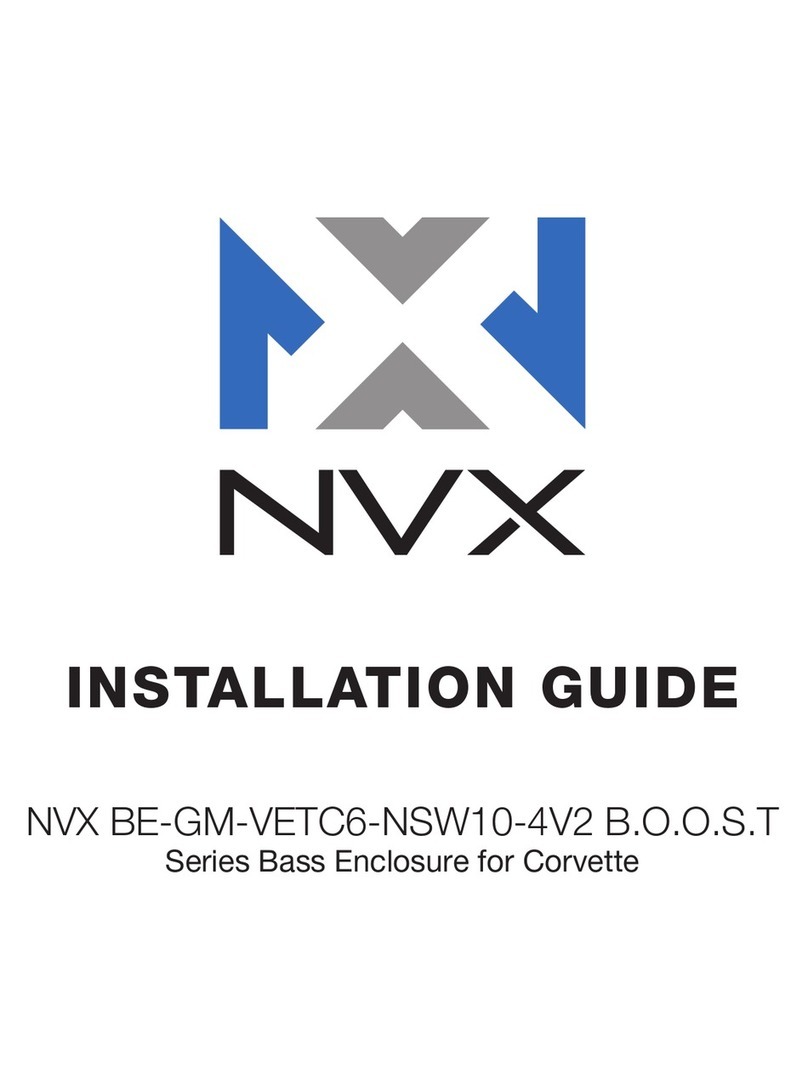 NVX B.O.O.S.T Series installation guide