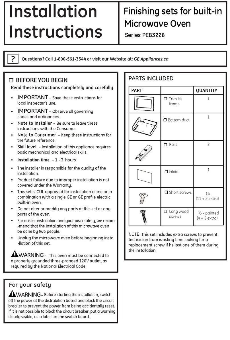 GE PEB3228 Series User manual GE PEB3228 Series User manual
