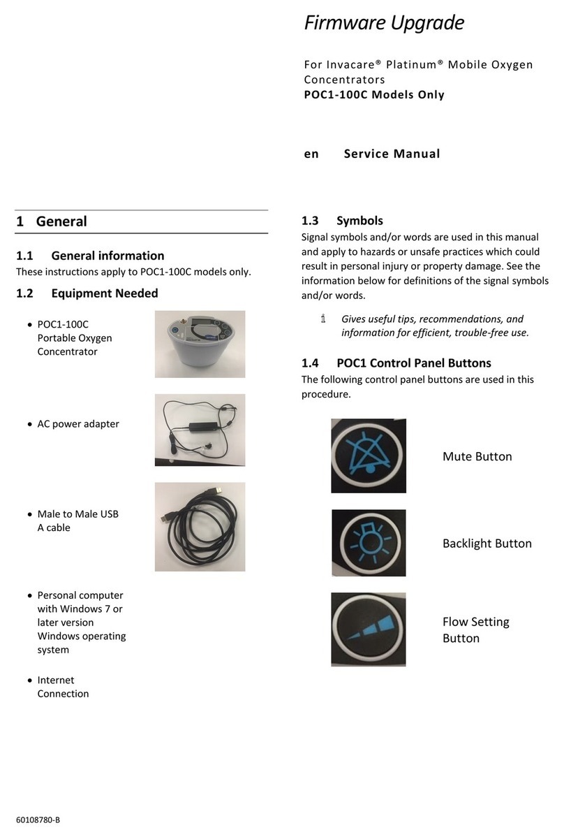 Invacare Platinum POC1-100C Firmware upgrade