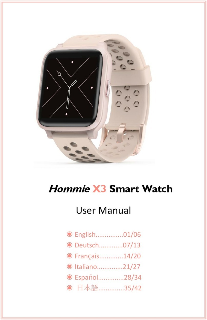 Hommie X3 user manual