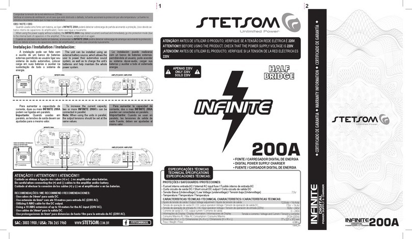 StetSom INFINITE 200A User manual