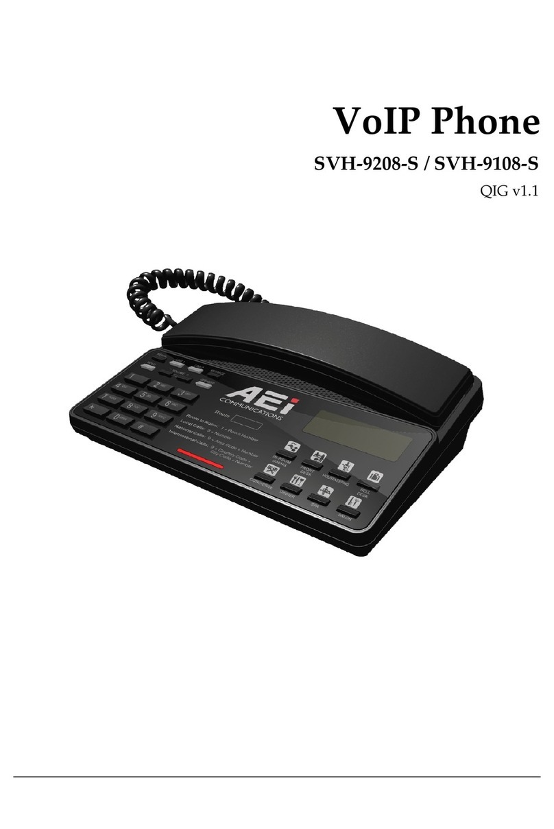 AEI COMMUNICATIONS SVH-9208-S QIG