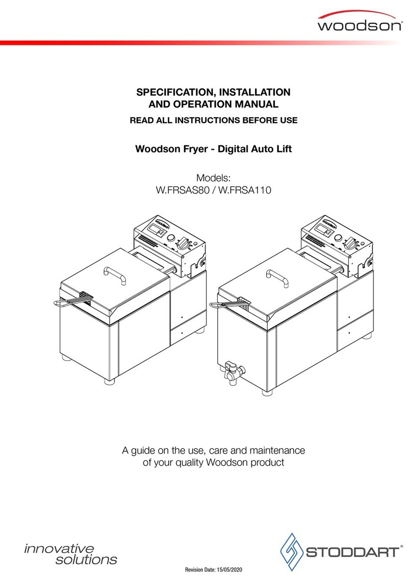 STODDART woodson W.FRSA80 Specification, installation and operation manual