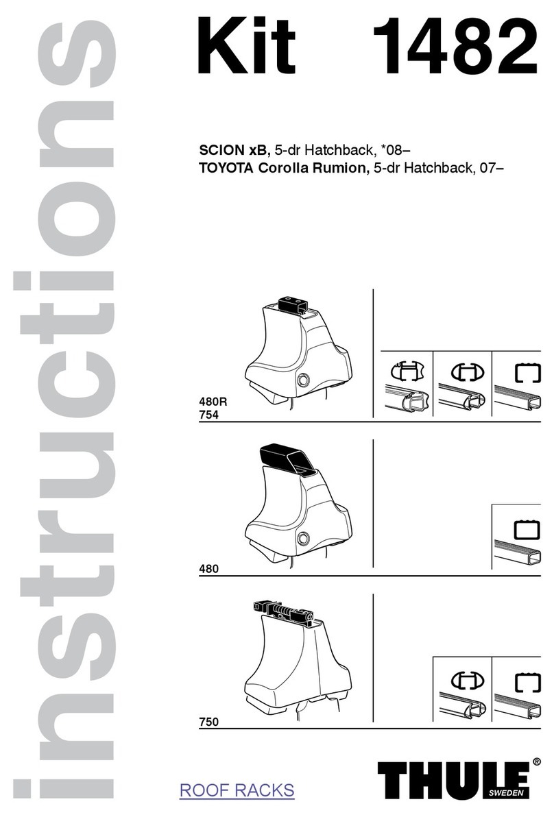 Thule 1482 installation instructions Thule 1482 installation instructions