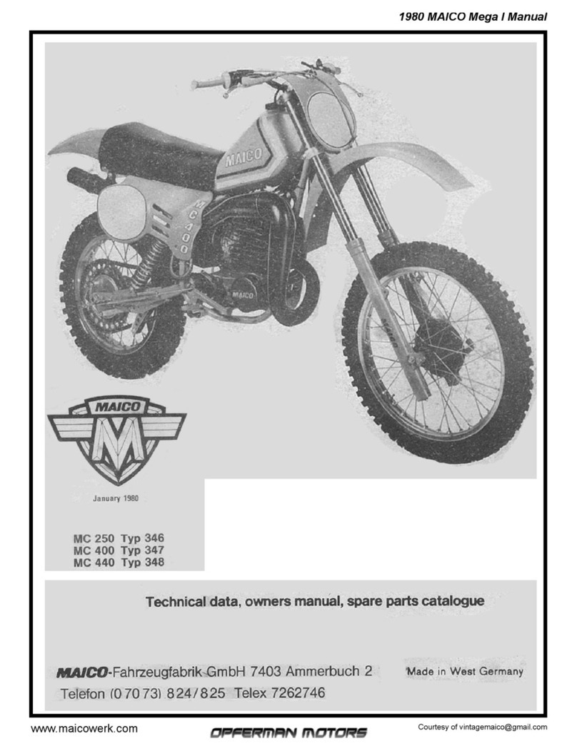Maico Mega I 1980 manual