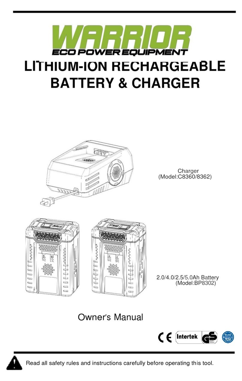 WARRIOR C8360 owner's manual