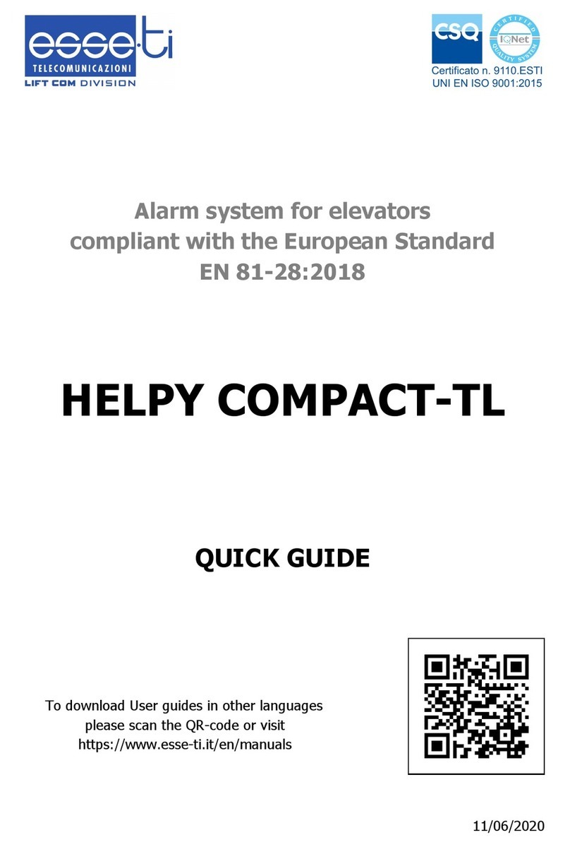 Esse-ti HELPY COMPACT-TL User manual