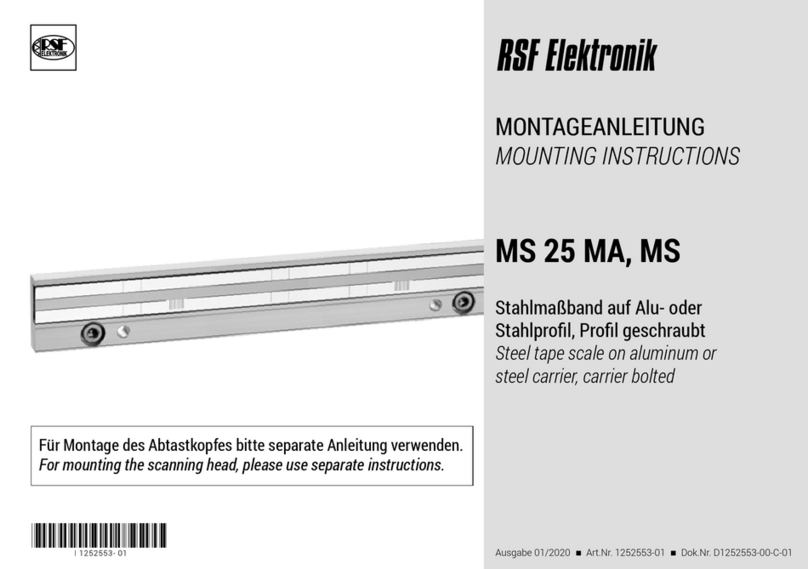 RSF Elektronik MS 25 MA User manual
