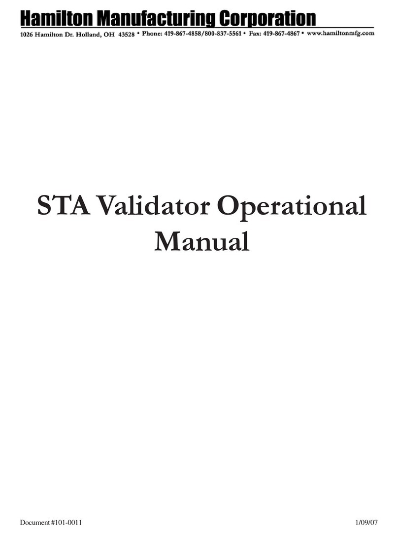 Hamilton STA Operational manual