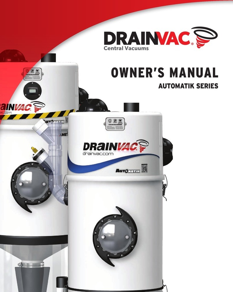 Drainvac Automatik Series owner's manual