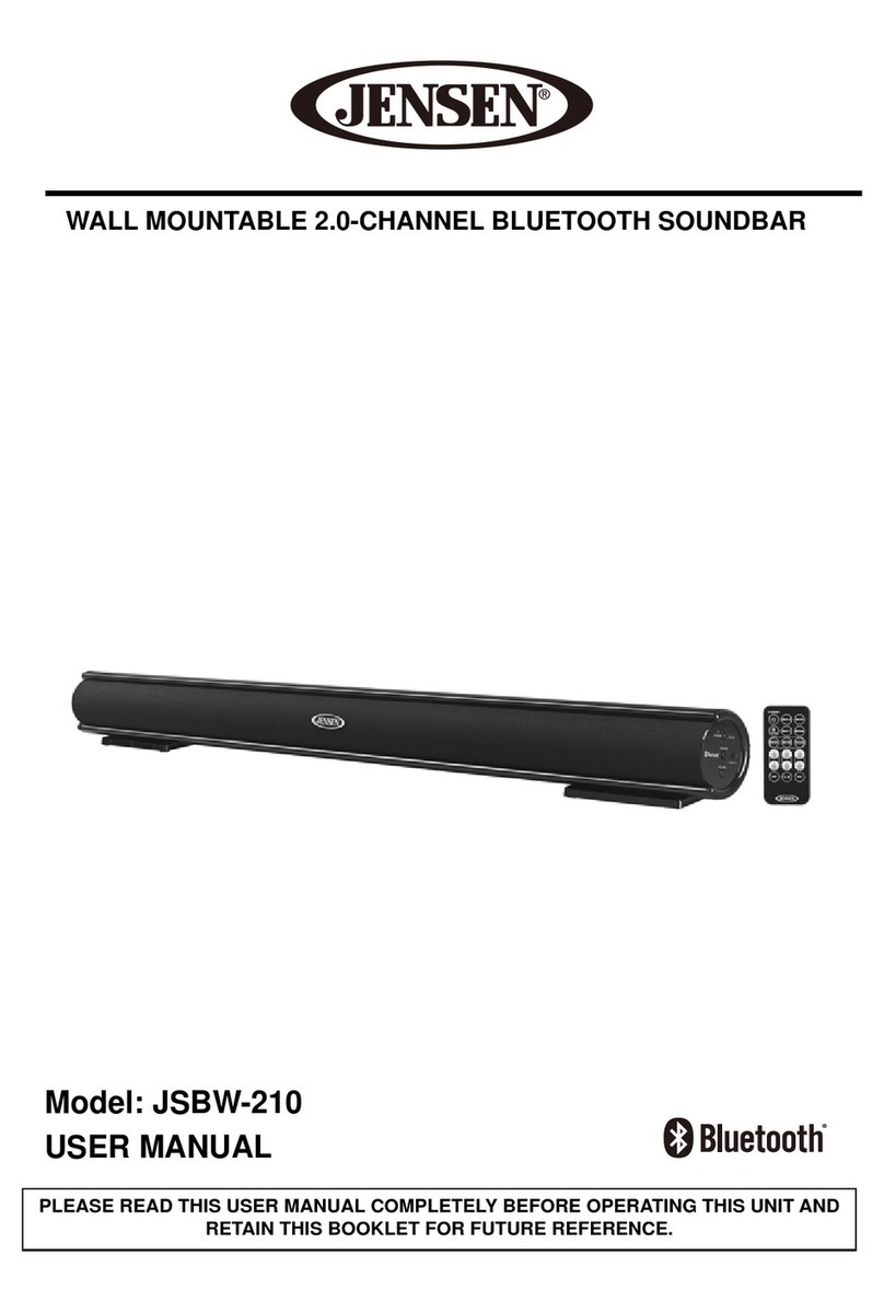 Spectra JENSEN JSBW-210 user manual