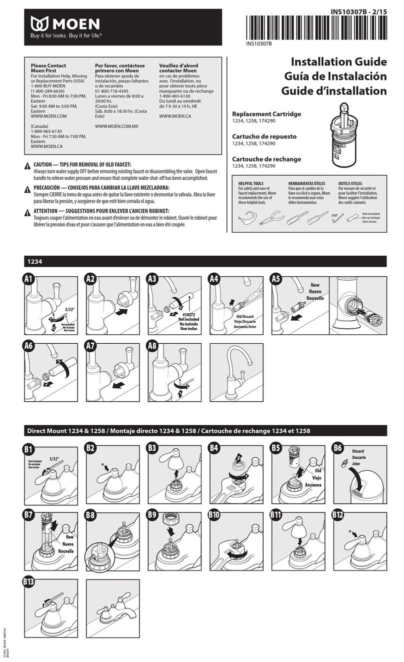 Moen 1234 installation guide