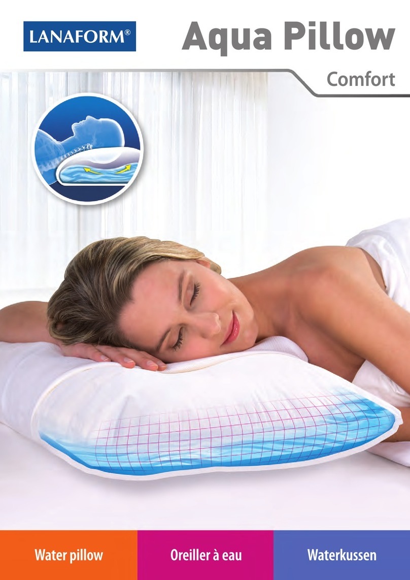 Lanaform Aqua Pillow instructions