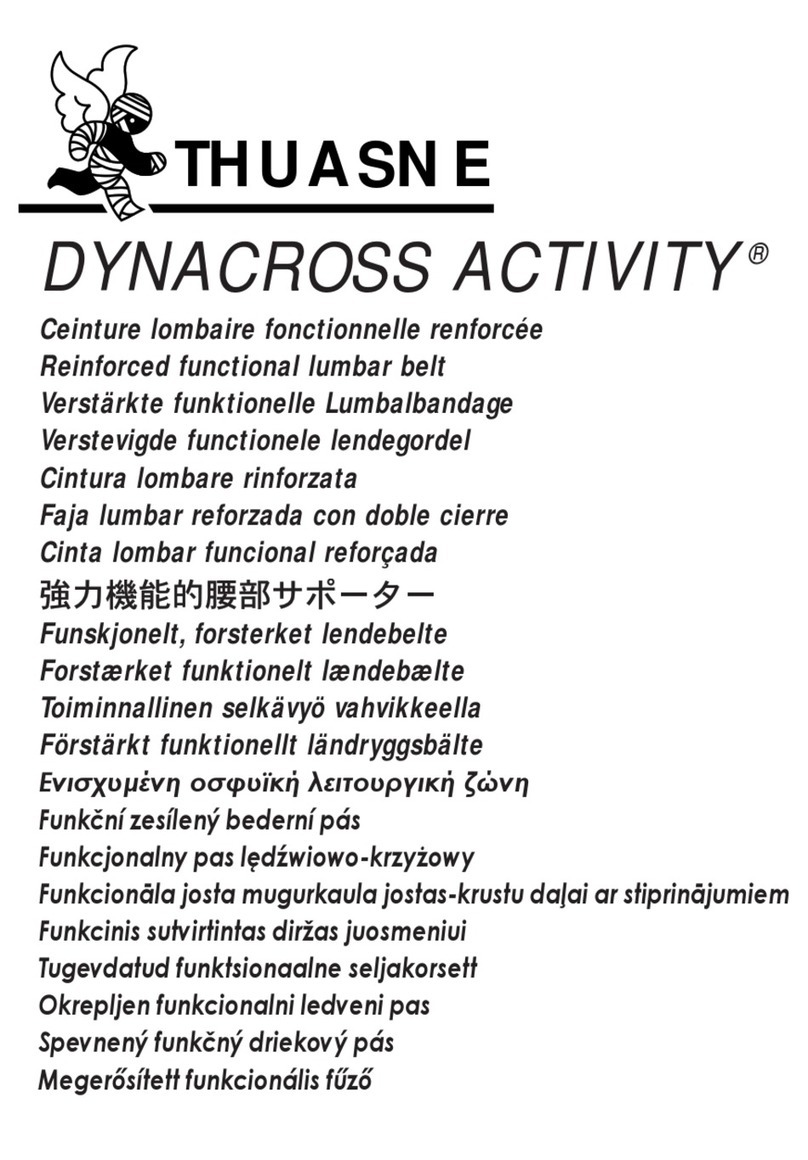 Thuasne DYNACROSS ACTIVITY Combitex 2 User manual