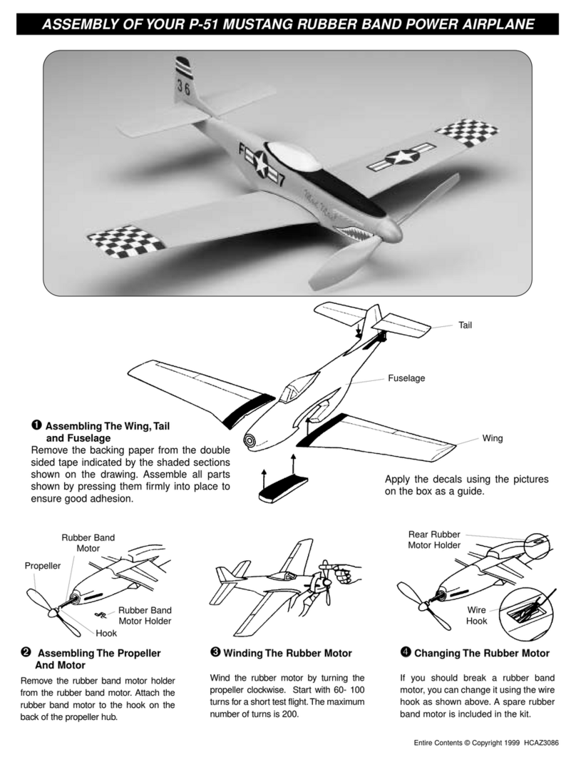 Hobbico P-51 MUSTANG Assembly instructions
