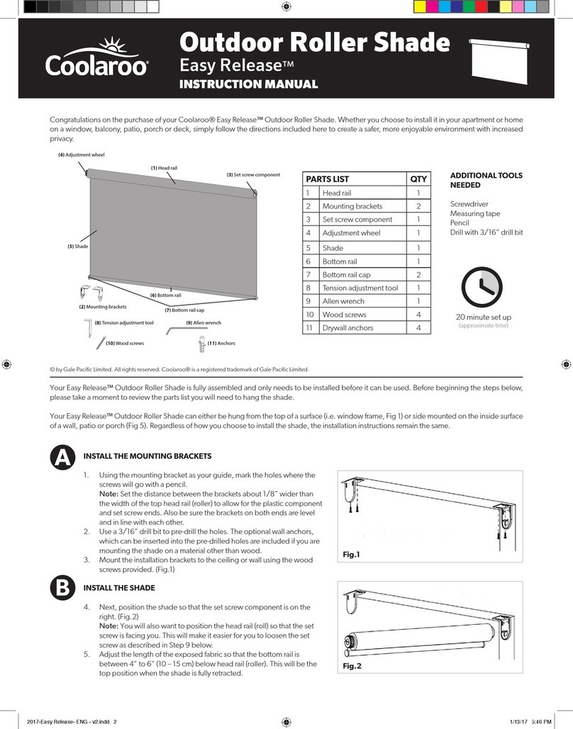 Coolaroo Easy Release User manual