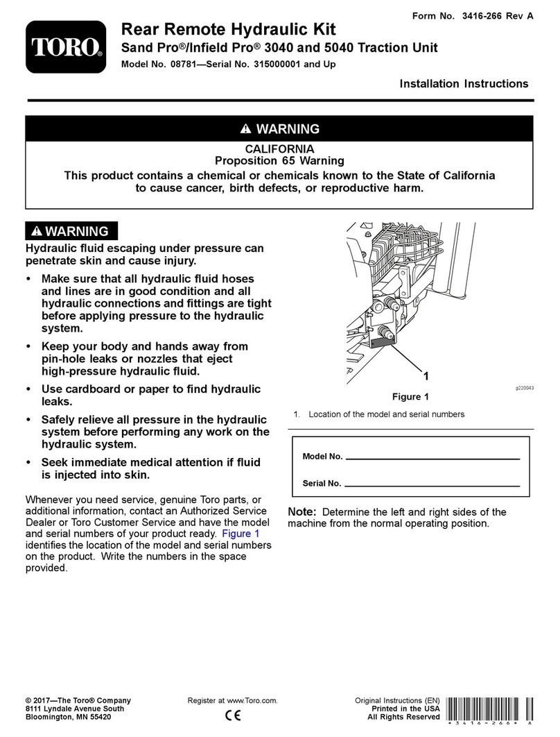 Toro 08781 installation instructions