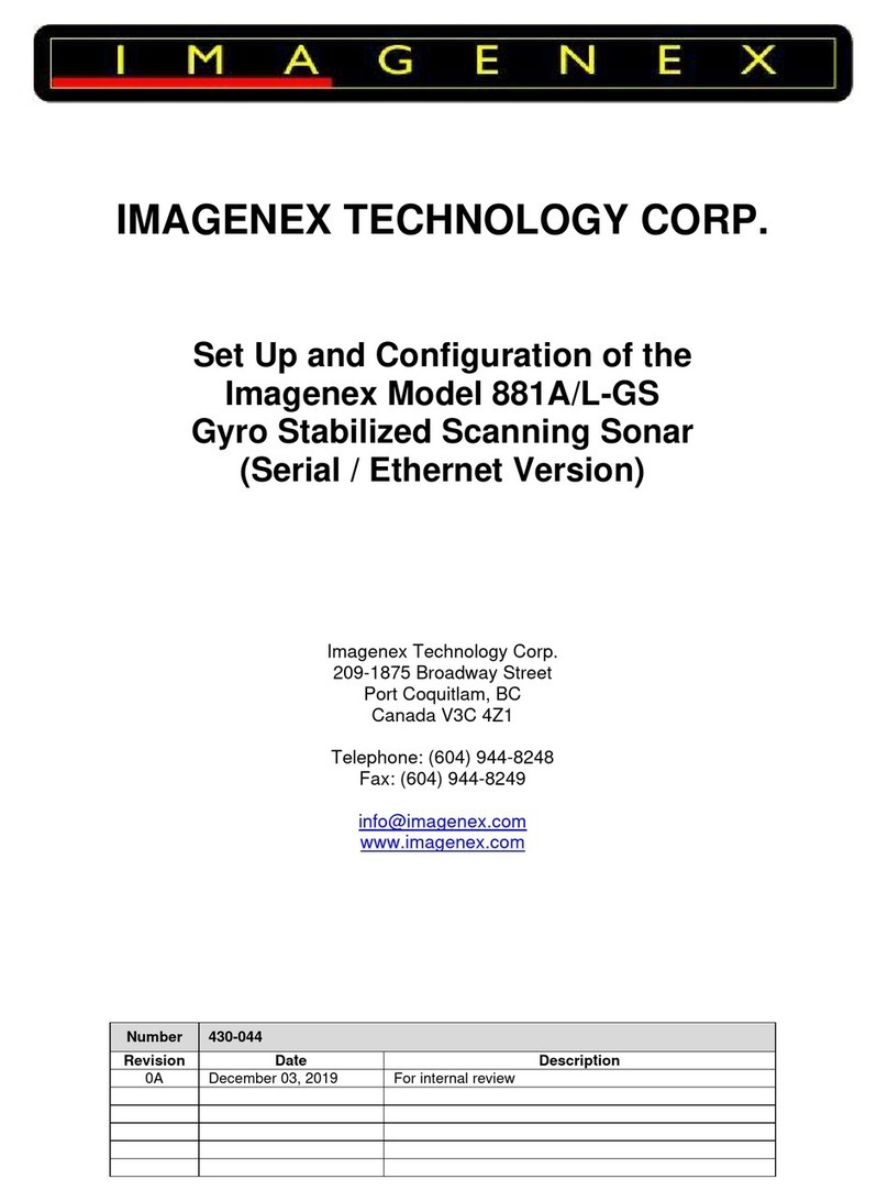 IMAGENEX 881A/L-GS Setup guide
