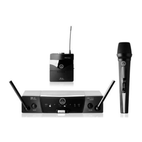 AKG WMS40 FLEXX User instructions