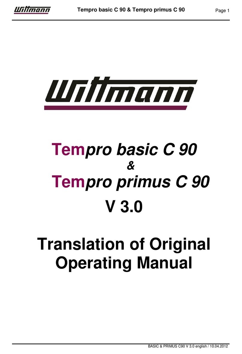 Wittmann Tempro basic C 90 Translation of original operating manual Wittmann Tempro basic C 90 Translation of original operating manual