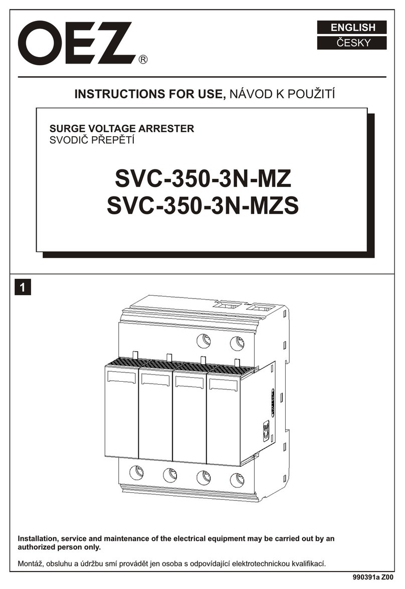 OEZ SVC-350-3N-MZ Instructions for use