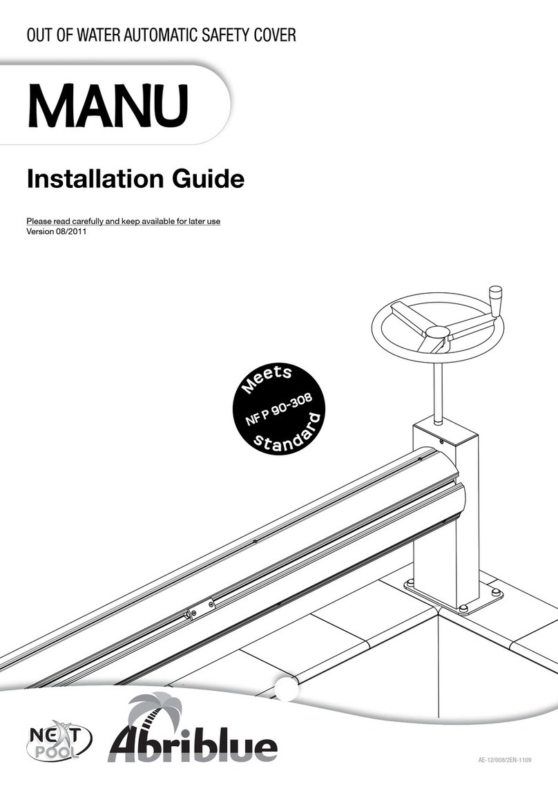 NEXT pool ABRIBLUE MANU installation guide