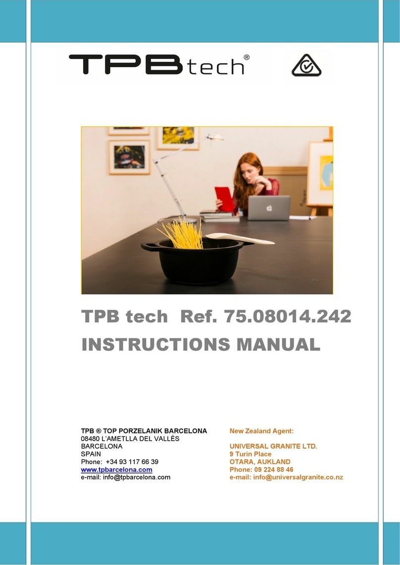 TPB Tech 75.08014.242 instruction manual