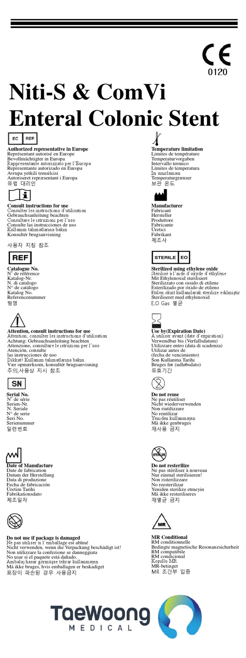 Taewoong Niti-S user manual