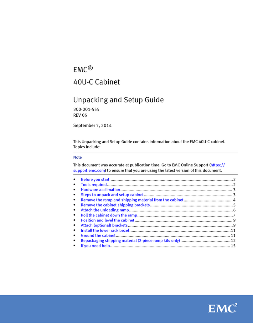 EMC2 40U-C Unpacking and setup guide