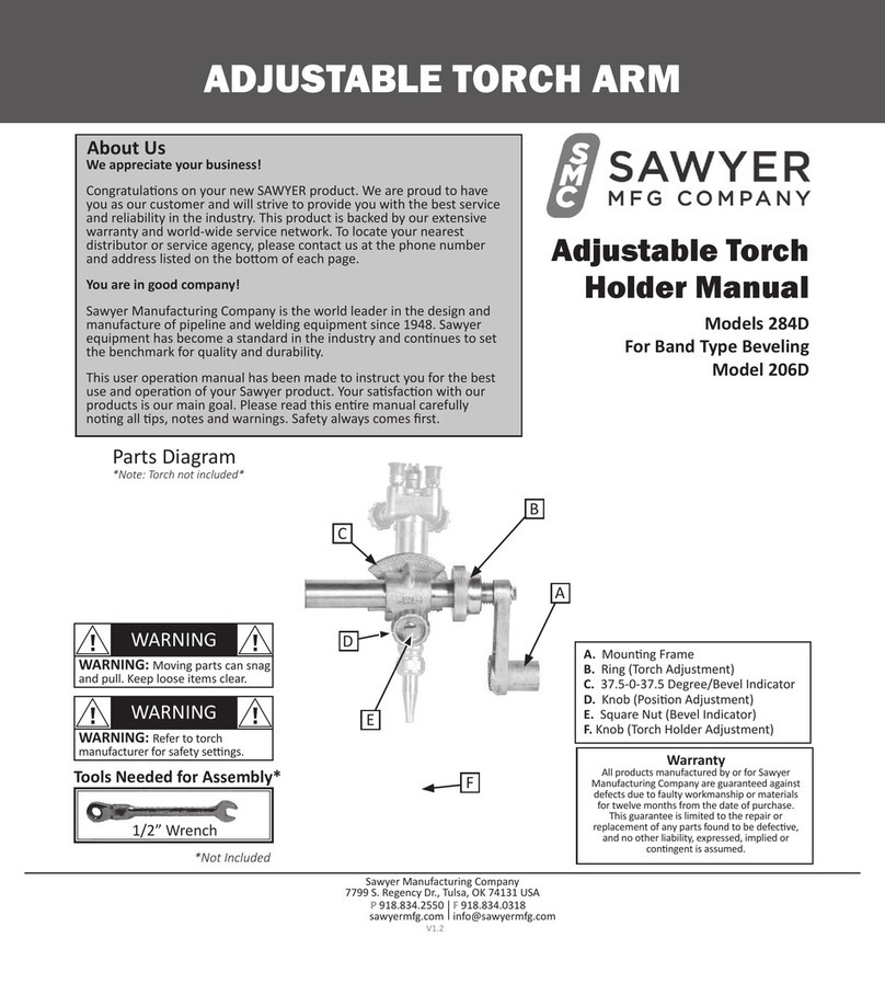 Sawyer 284D User's operation manual