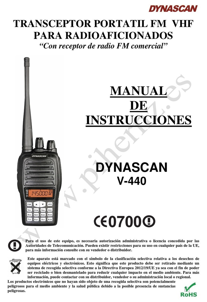 Dynascan V-440 instruction manual